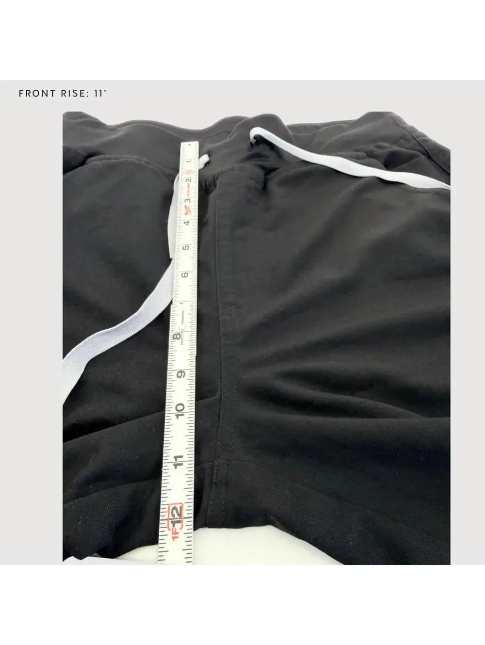 FIGS Cairo Straight Leg Scrub Pant Black Small